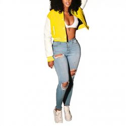 Varsity Corptop Yellow White